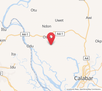 Map of Akankpa, Cross River