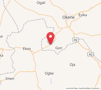 Map of Akpafa, Kogi