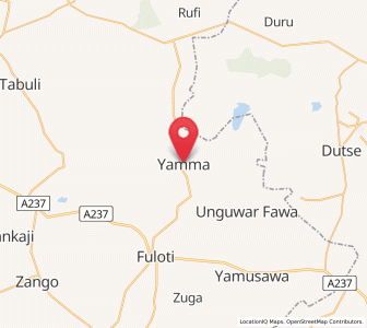 Map of Albasu, Kano