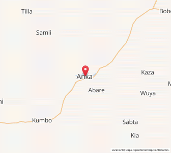Map of Anka, Zamfara