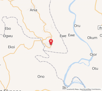 Map of Arochukwu, Abia