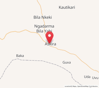Map of Askira, Borno