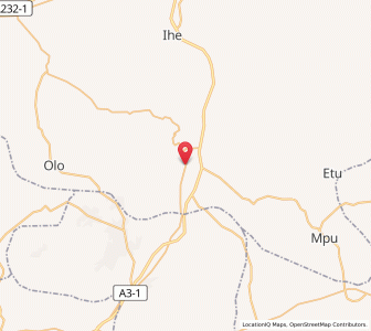 Map of Awgu, Enugu