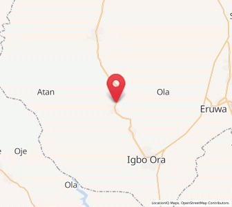 Map of Ayete, Oyo