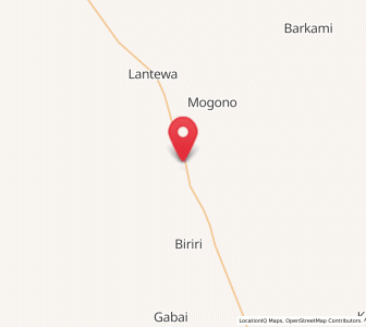 Map of Babban Gida, Yobe