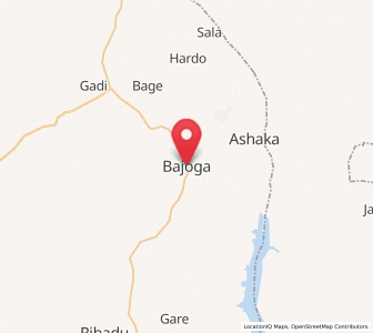 Map of Bajoga, Gombe
