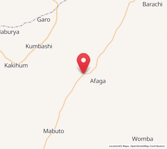 Map of Bangi, Niger