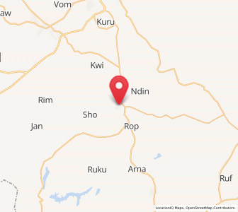 Map of Barkin Ladi, Plateau