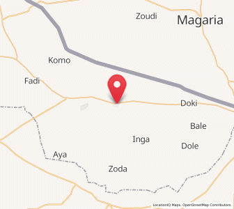 Map of Baure, Katsina