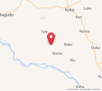 Map of Besse, Kebbi