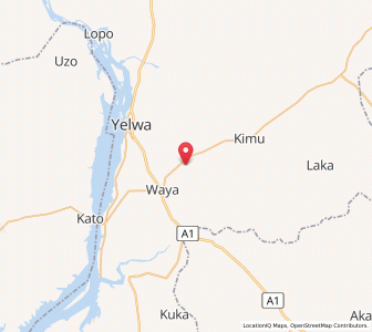 Map of Bin Yauri, Kebbi