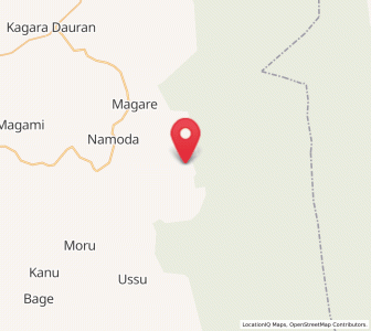 Map of Birnin Magaji, Zamfara