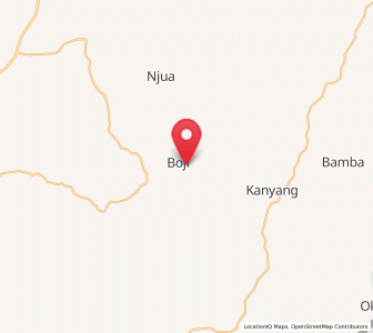 Map of Boje, Cross River