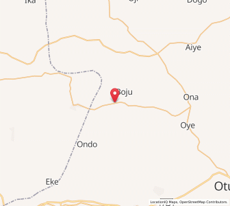 Map of Boju, Benue