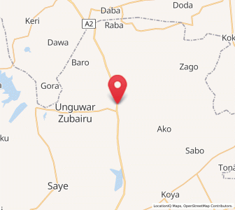 Map of Dambatta, Kano