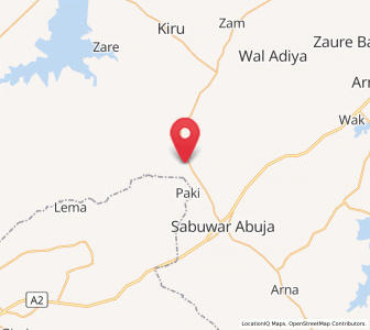 Map of Dan Gora, Kano