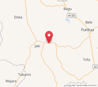 Map of Dandume, Katsina