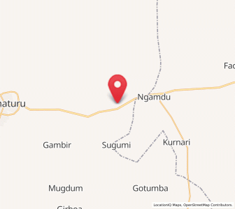 Map of Dankalwa, Yobe