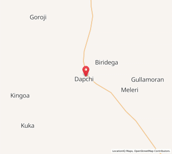 Map of Dapchi, Yobe