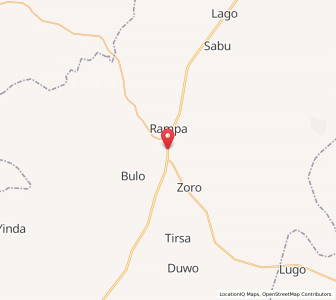 Map of Darazo, Bauchi