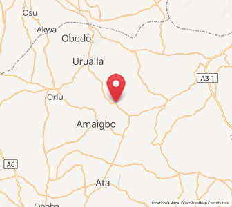 Map of Dikenafai, Imo