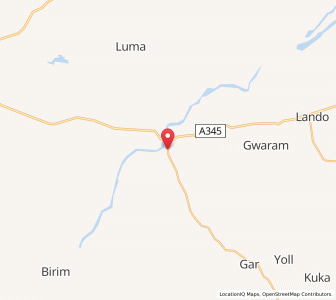 Map of Dindima, Bauchi