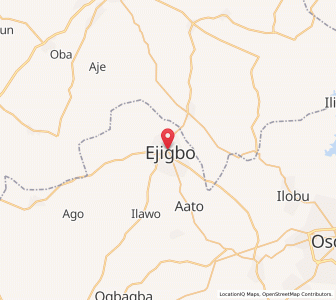 Map of Ejigbo, Osun
