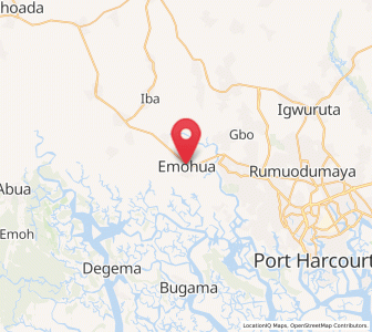 Map of Emuoha, Rivers