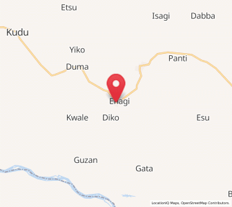 Map of Enagi, Niger