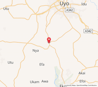 Map of Etinan, Akwa Ibom