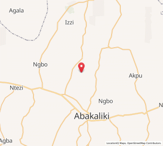 Map of Ezza-Ohu, Ebonyi