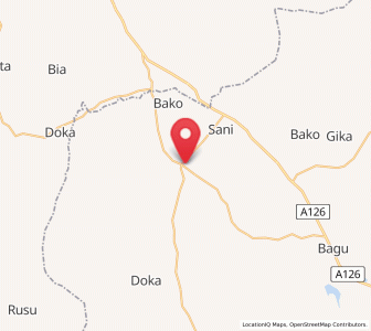 Map of Faskari, Katsina