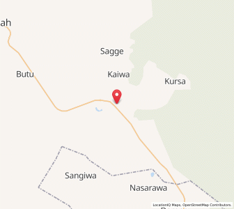 Map of Gandi, Sokoto