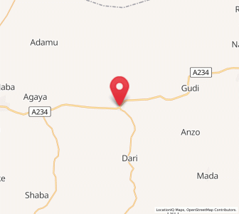 Map of Garaku, Nassarawa