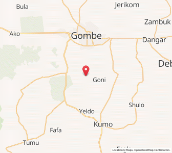 Map of Garko, Gombe