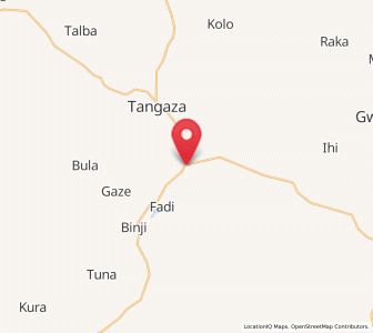 Map of Gidan Madi, Sokoto