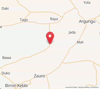 Map of Gulma, Kebbi
