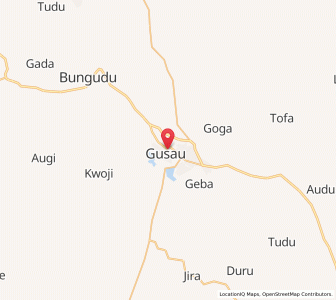 Map of Gusau, Zamfara