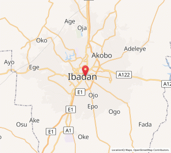 Map of Ibadan, Oyo