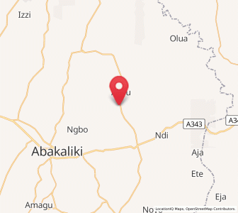 Map of Iboko, Ebonyi