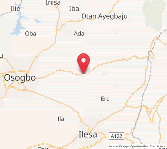Map of Ibokun, Osun