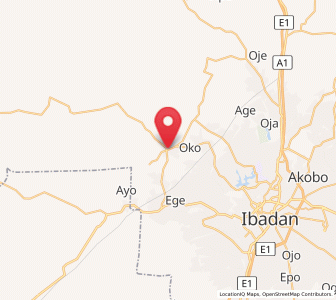 Map of Ido, Oyo