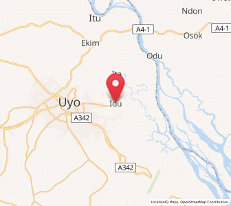 Map of Idu, Akwa Ibom