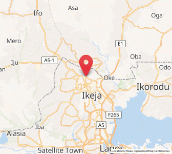 Map of Ifako, Lagos