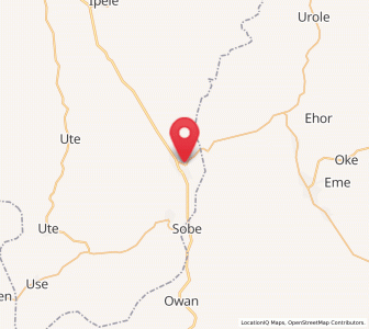 Map of Ifon, Ondo