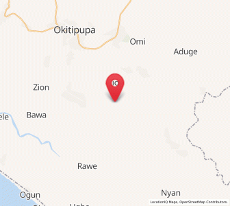 Map of Igbekebo, Ondo