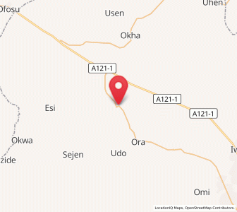 Map of Iguobazuwa, Edo