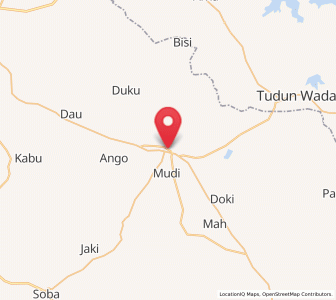 Map of Ikara, Kaduna