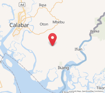 Map of Ikot Nakanda, Cross River