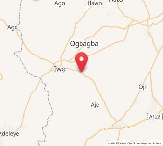 Map of Ile-Ogbo, Osun